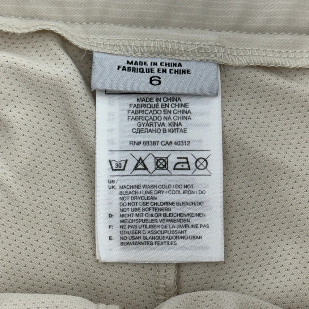 Adidas ClimaCool Golf Skort Khaki Tan Button Front AE7002 Womens 6 - Picture 6 of 10